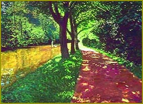 Morning Walk, In the Christ Church College Gardens, Oxford