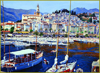 Summer in Menton, Cote d'Azur