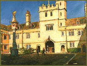 Corpus Christi College Quad, Oxford
