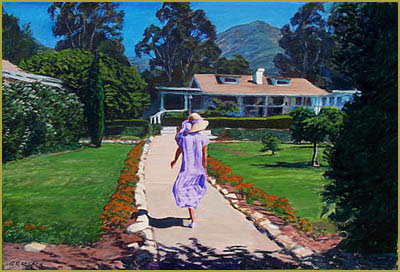 Morning Walk - San Ysidro Ranch