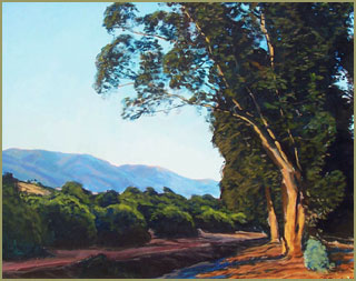 Sunset Light on the Bird Refuge, Montecito
