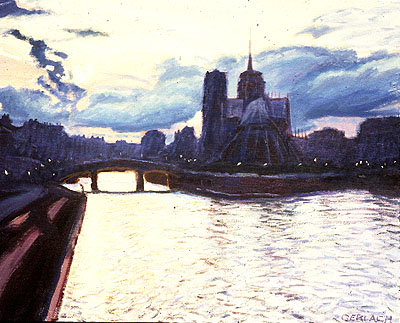 Paris at Sunset